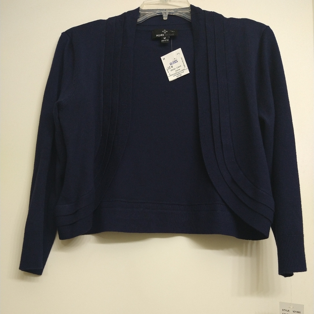 Ladies Navy Throw Over